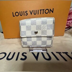 Louis Vuitton Damier Azur Checkered Wallet